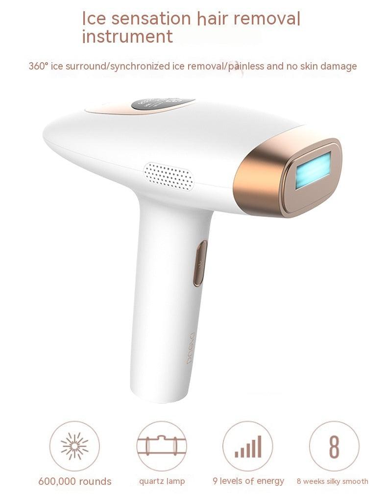 Photon Laser Hair Removal Device for Home Use - Painless Unisex Solution for Arm and Underarm Hair Removal - Trendy Mix