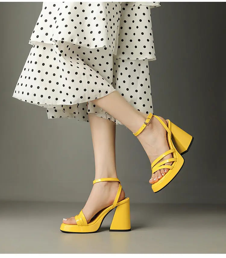 European And American Style Roman High Heels Fashion Women’s Shoes