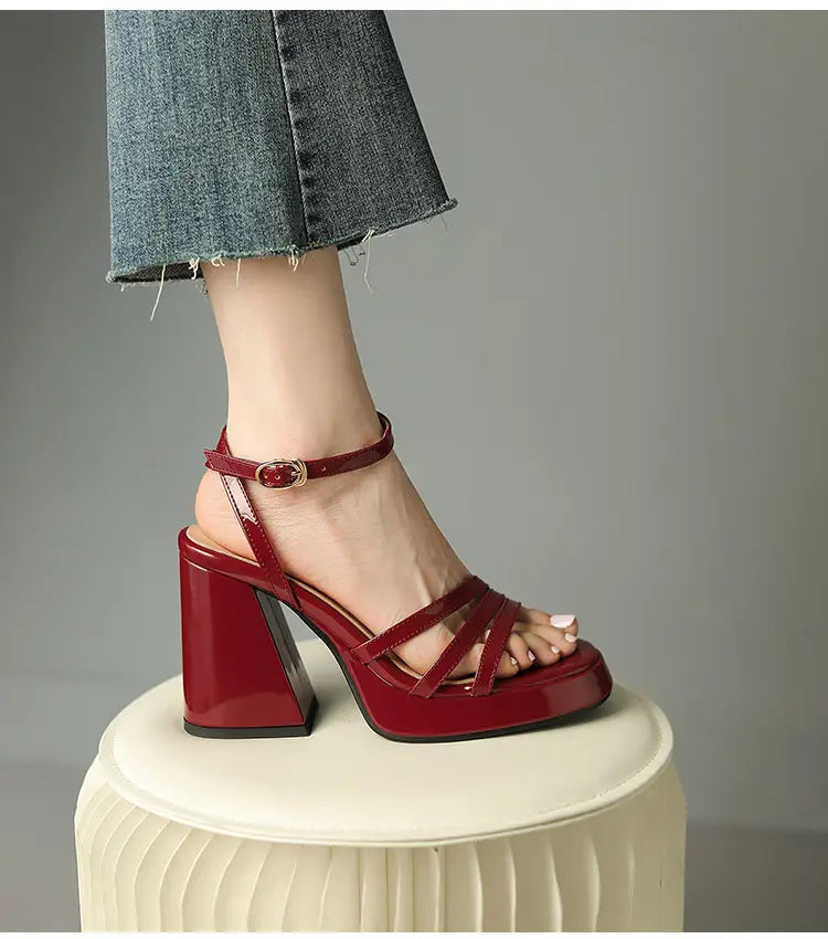 European And American Style Roman High Heels Fashion Women’s Shoes