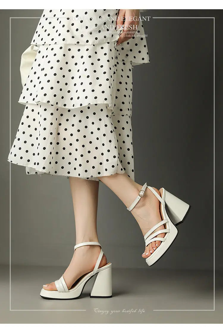 European And American Style Roman High Heels Fashion Women’s Shoes