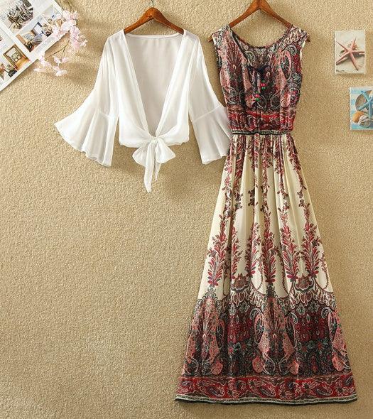 Floral cotton dress - Trendy Mix