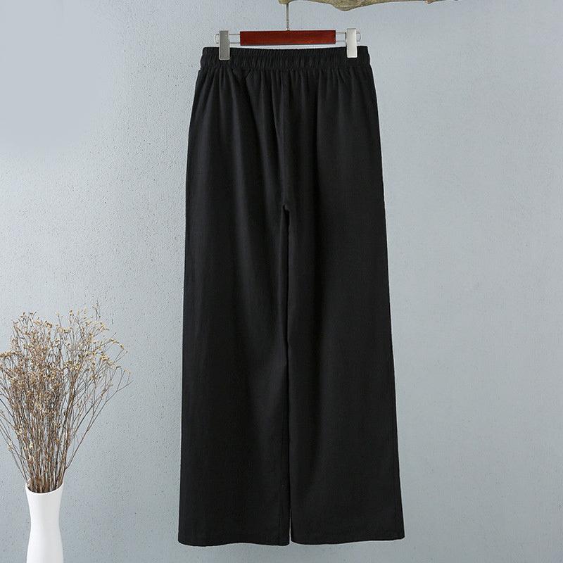 Women's Thin Cotton And Linen Wide-leg Pants - Trendy Mix