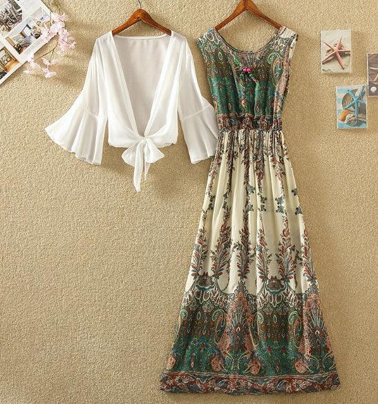 Floral cotton dress - Trendy Mix