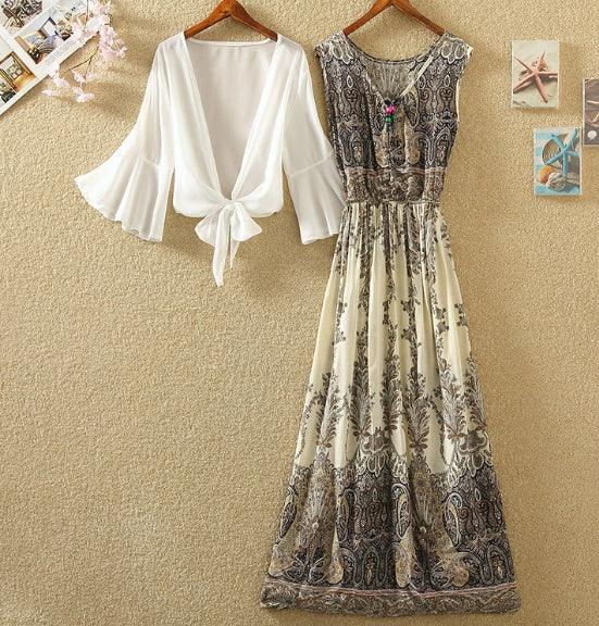 Floral cotton dress - Trendy Mix