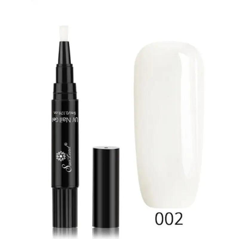 3 In 1 Gel Nail Varnish Pen Glitter One Step Nail Art Gel Polish Hybrid - Trendy Mix