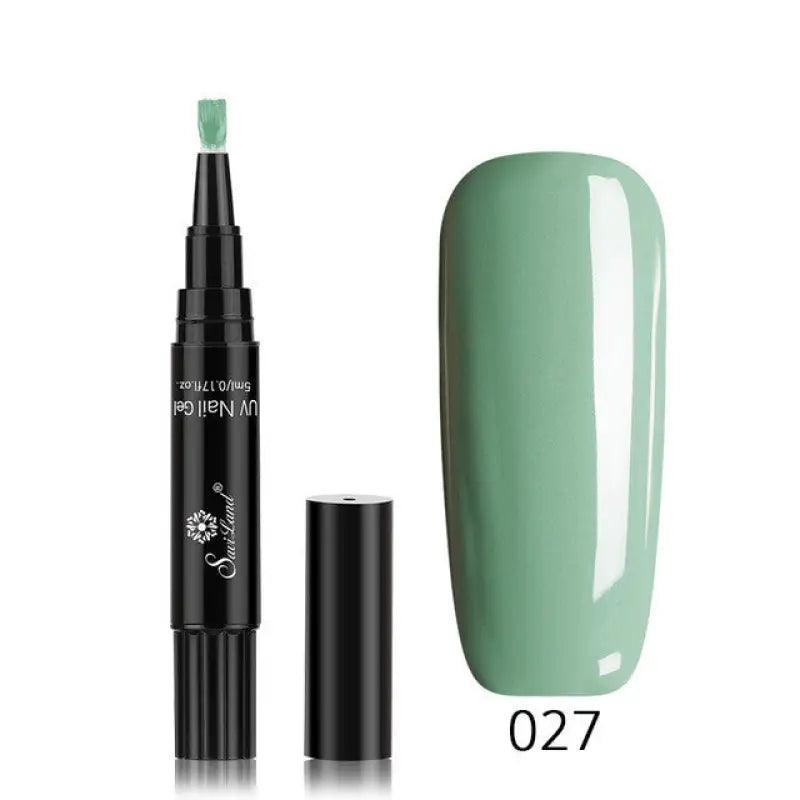 3 In 1 Gel Nail Varnish Pen Glitter One Step Nail Art Gel Polish Hybrid - Trendy Mix