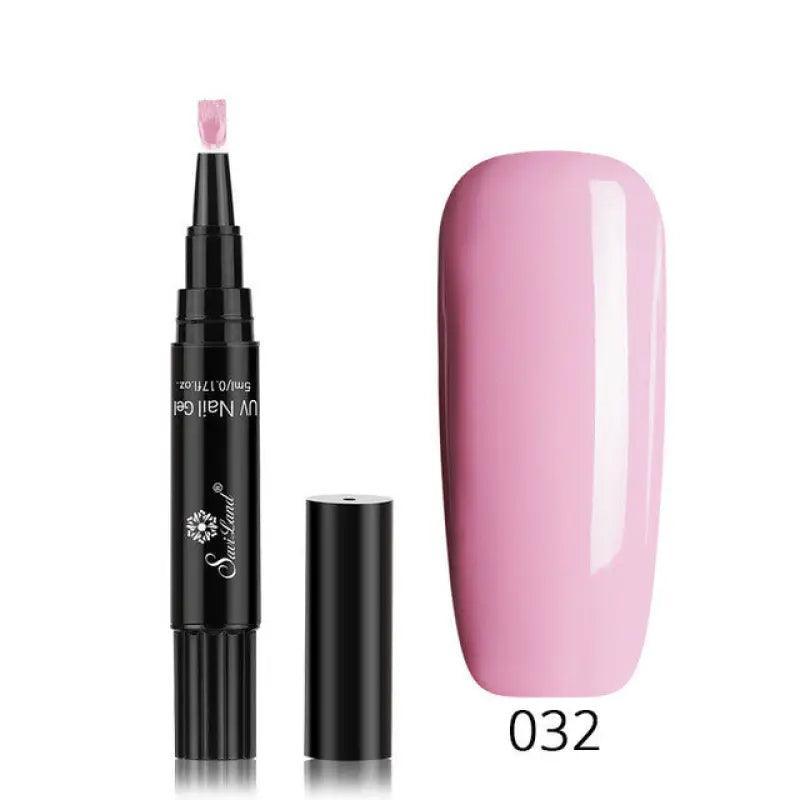 3 In 1 Gel Nail Varnish Pen Glitter One Step Nail Art Gel Polish Hybrid - Trendy Mix
