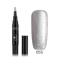 3 In 1 Gel Nail Varnish Pen Glitter One Step Nail Art Gel Polish Hybrid - Trendy Mix