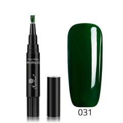 3 In 1 Gel Nail Varnish Pen Glitter One Step Nail Art Gel Polish Hybrid - Trendy Mix