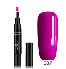 3 In 1 Gel Nail Varnish Pen Glitter One Step Nail Art Gel Polish Hybrid - Trendy Mix