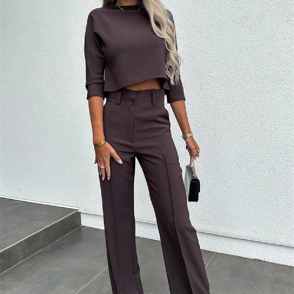 Fashion Tops High Waist Wide Leg - Trendy Mix