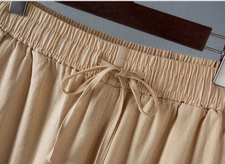 Women's Thin Cotton And Linen Wide-leg Pants - Trendy Mix