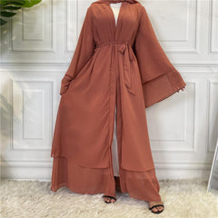 Chic Chiffon Cardigan Robe for Modest Fashion - Trendy Mix