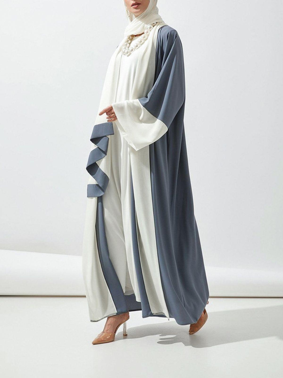 UV-Blocking Long Cardigan Robe with Headband - Trendy Mix