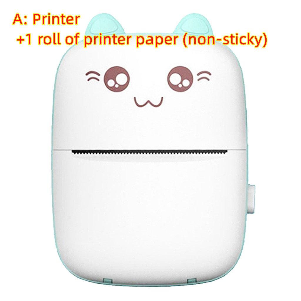 Portable Mini Bluetooth Photo Printer - Compact Mobile Printer for Students & Quick Note Printing - Trendy Mix