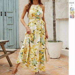 Women's Summer Round Neck Dress - Trendy Mix