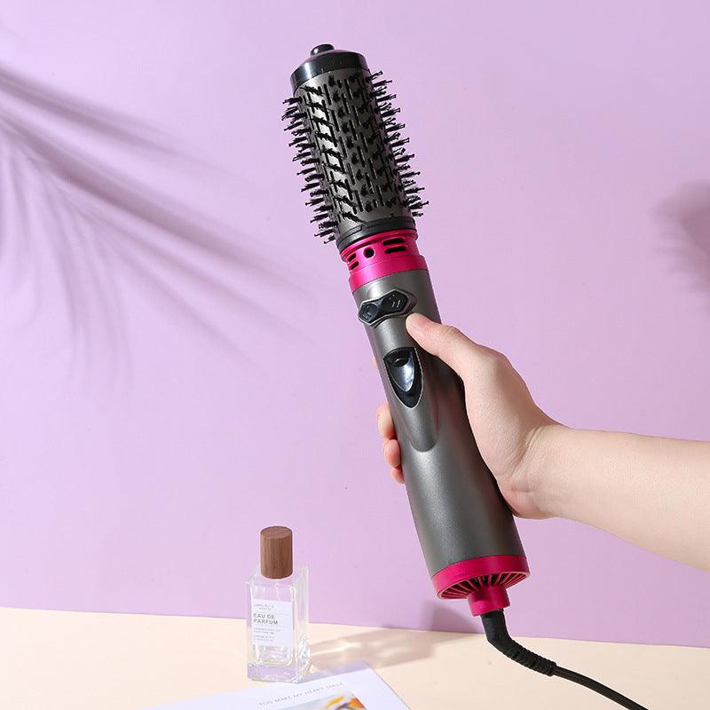 Electric Rotating Hair Curling Comb Two-in-one Constant Temperature - Trendy Mix