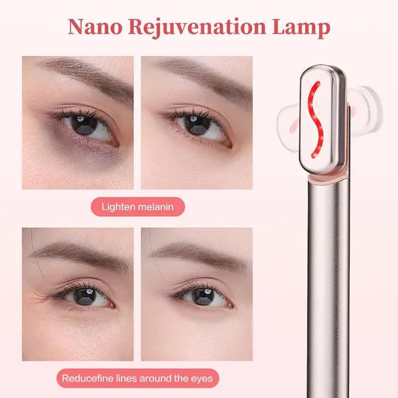 Advanced 4-in-1 Skin Rejuvenation Wand with Red Light Therapy and EMS Microcurrent - Trendy Mix