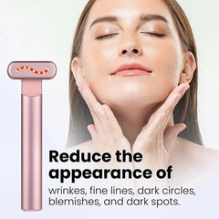 Advanced 4-in-1 Skin Rejuvenation Wand with Red Light Therapy and EMS Microcurrent - Trendy Mix