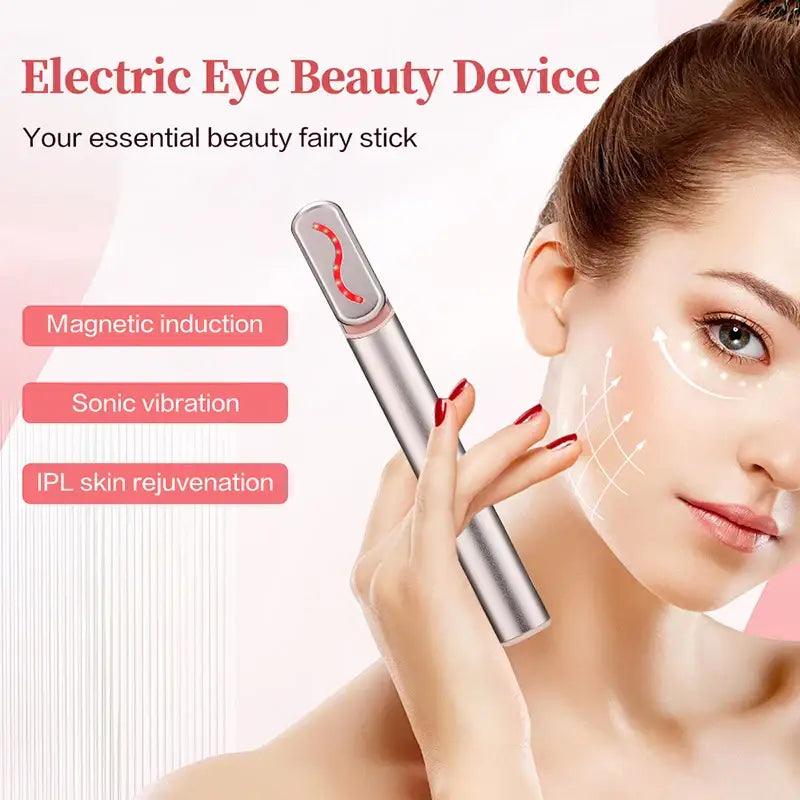 Advanced 4-in-1 Skin Rejuvenation Wand with Red Light Therapy and EMS Microcurrent - Trendy Mix