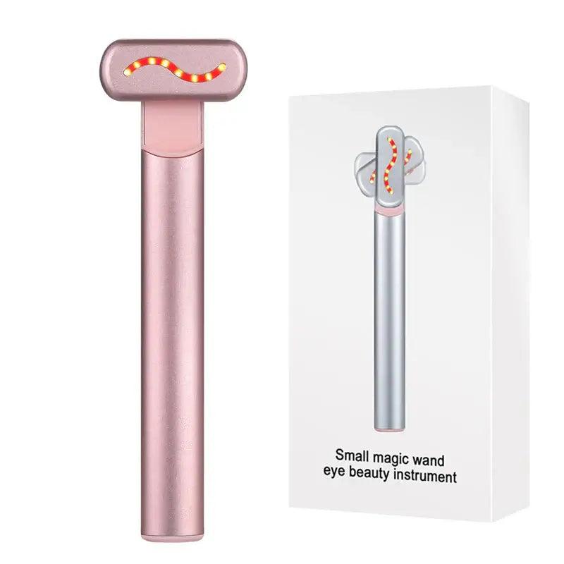 Advanced 4-in-1 Skin Rejuvenation Wand with Red Light Therapy and EMS Microcurrent - Trendy Mix