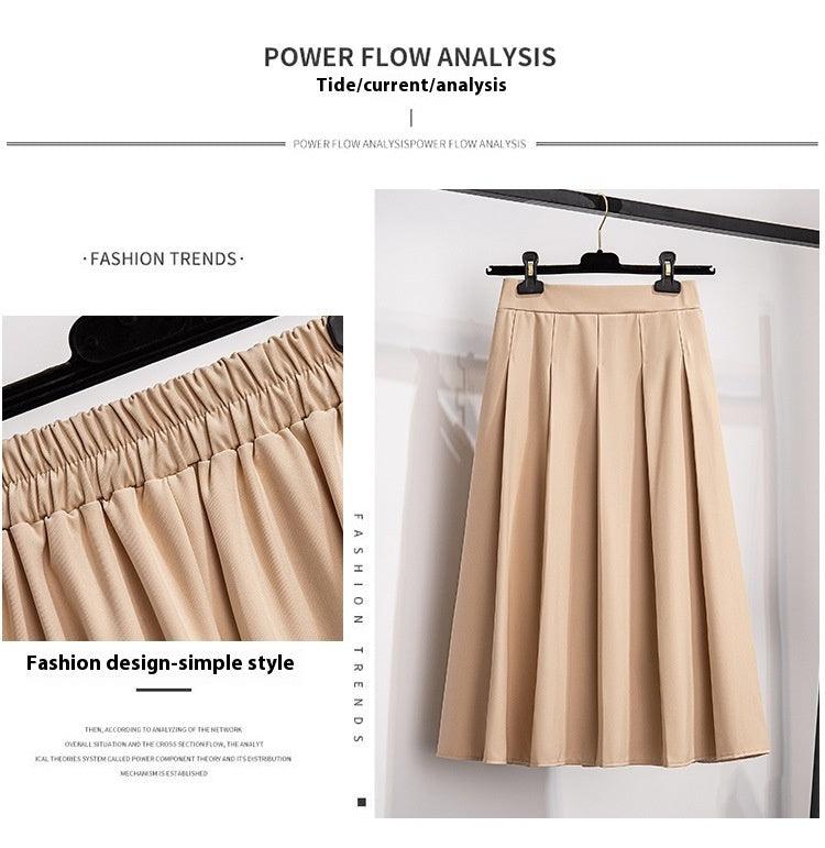 A- Line Skirt Slimming And Fashionable Summer Skirt Fat Sister Plus Size - Trendy Mix