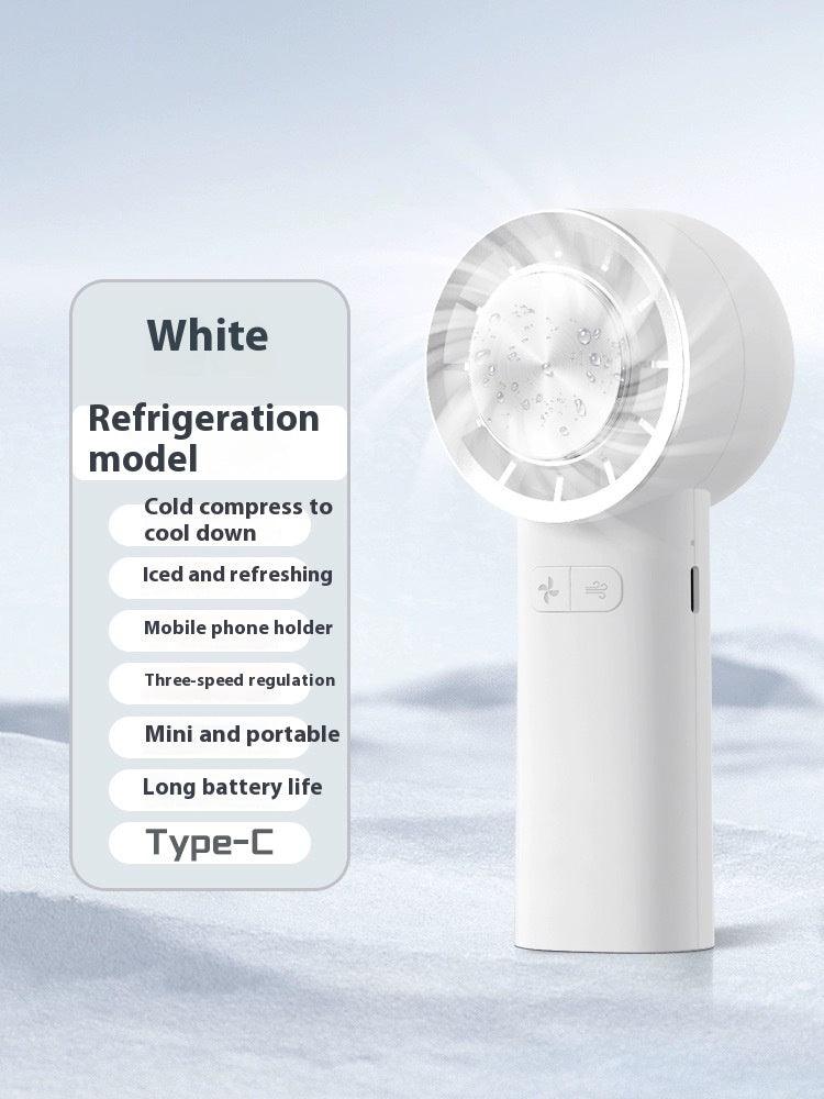 Portable USB Rechargeable Handheld Fan with Long-lasting Battery - Trendy Mix