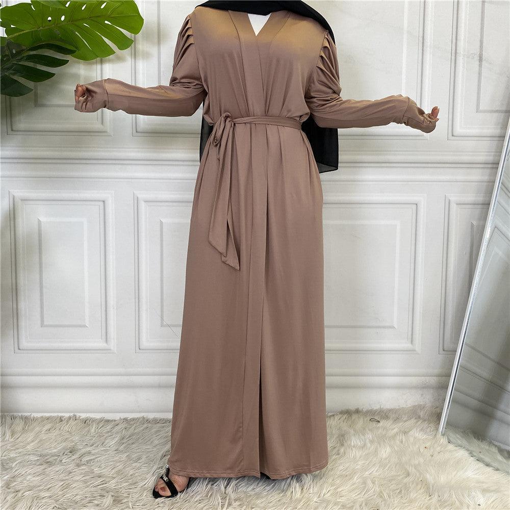 Trendy Solid Color Cardigan for Women - Perfect for Muslim Fashion - Trendy Mix