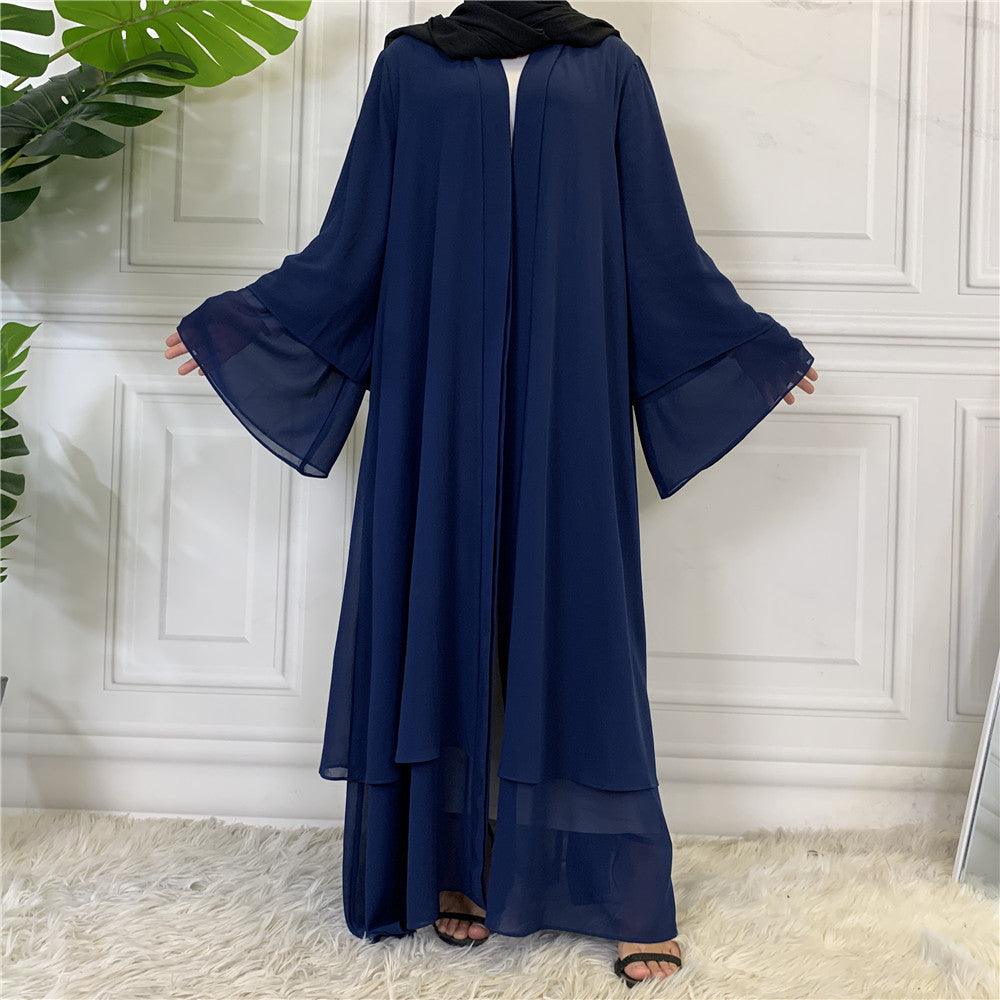 Chic Chiffon Cardigan Robe for Modest Fashion - Trendy Mix