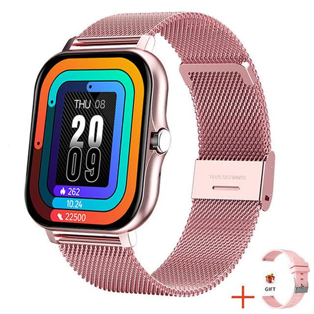 Y13 Smart Fitness Watch with Heart Rate Monitor and Bluetooth Calling - Trendy Mix