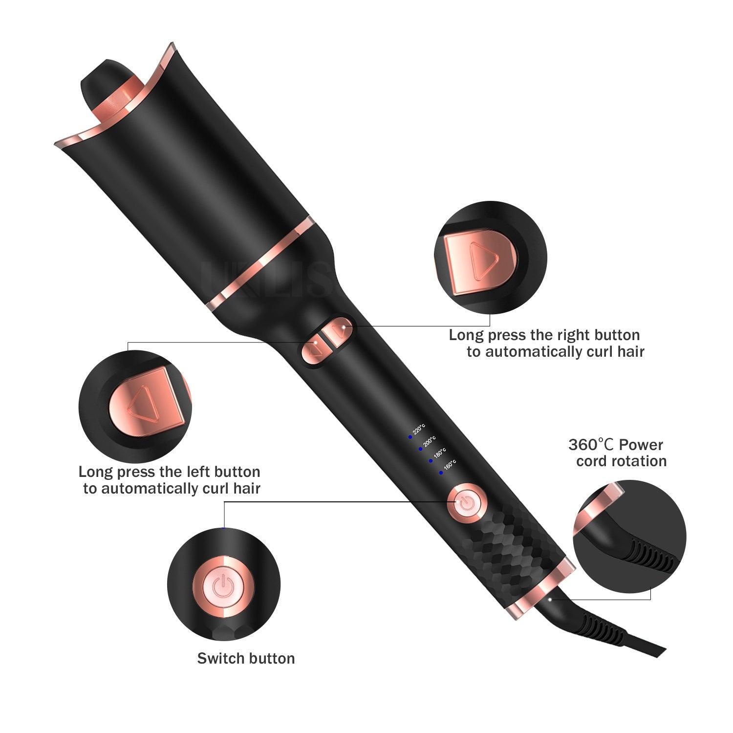 Automatic Hair Curler Negative Ion Rotating Lazy - Trendy Mix