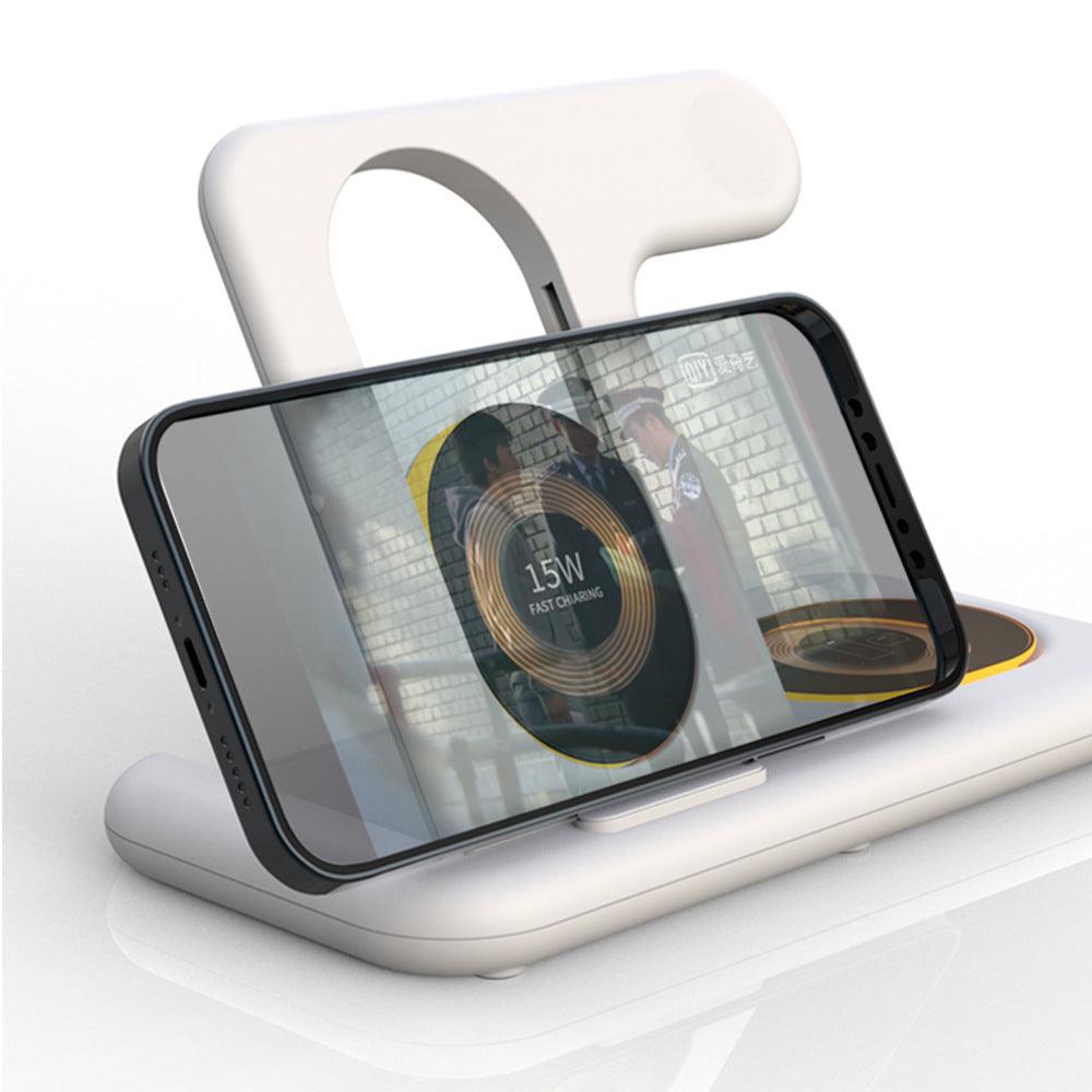 Multifunctional 6-in-1 Wireless Charging Station with Folding Design - Trendy Mix