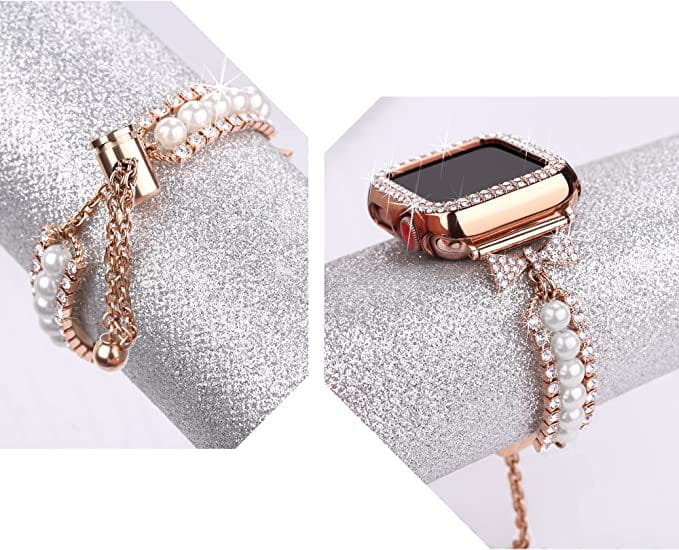 Elegant Pearl Bracelet Smartwatch Band