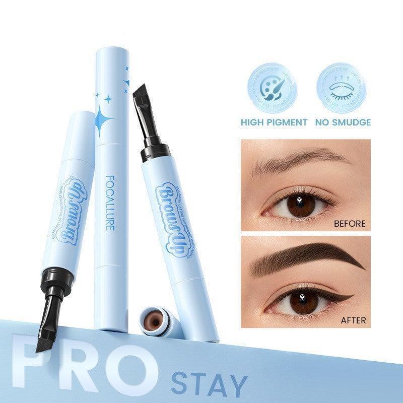 2-in-1 Waterproof 3D Brow & Liner Enhancer - Trendy Mix