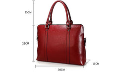 Fashionable lady leather briefcase - Trendy Mix