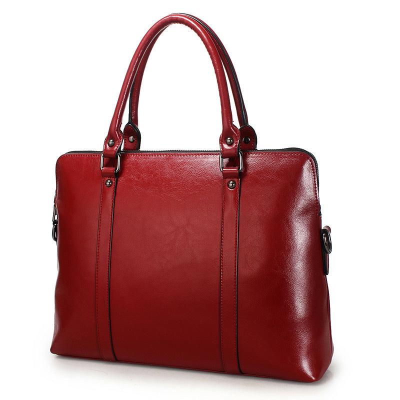 Fashionable lady leather briefcase - Trendy Mix