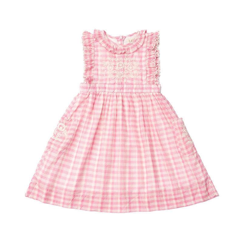 Heavy Industry High-end Embroidery Smocking Children Shirt Princess Dress - Trendy Mix