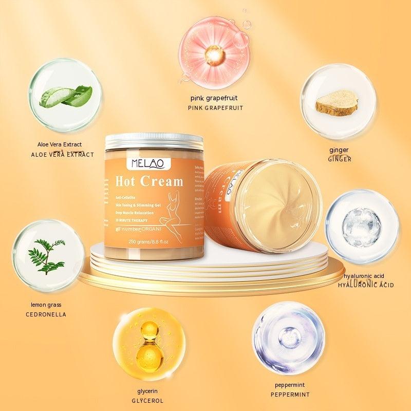 Slimming Hot Cream for Weight Loss and Cellulite Reduction - Anti-Cellulite Body Massager Gel - Trendy Mix