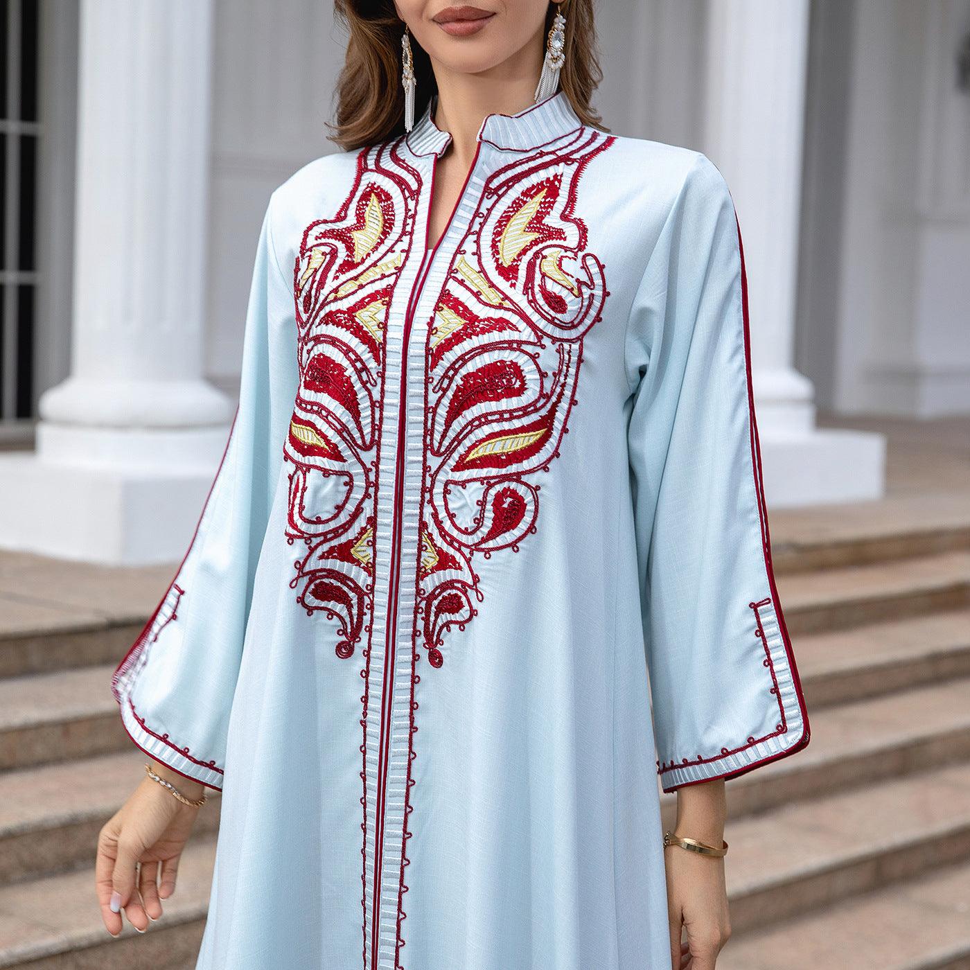 Middle Eastern Embroidered outfits with Custom Colors - Trendy Mix