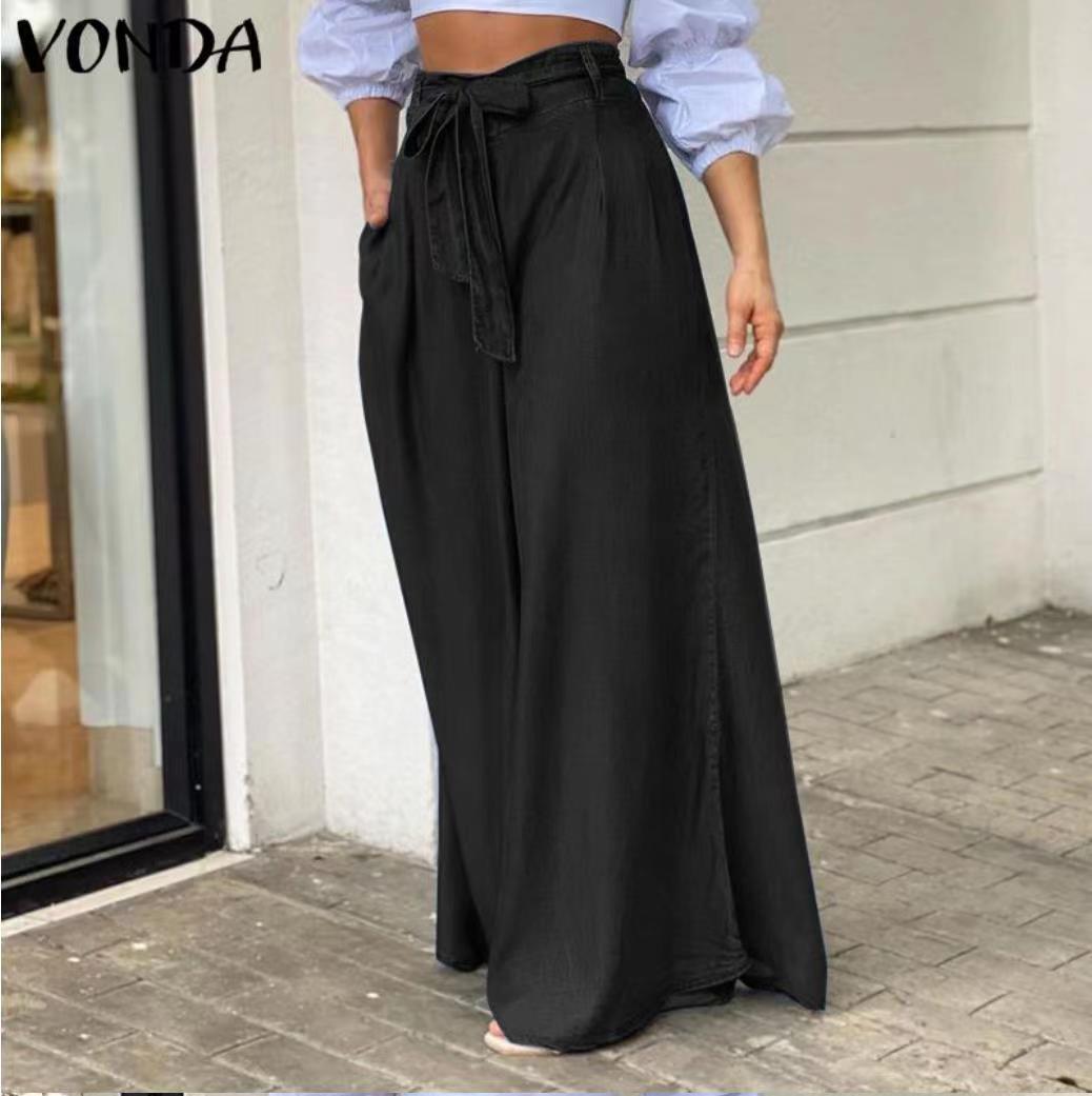 Fashion Casual Women's Wide Leg Pants - Trendy Mix