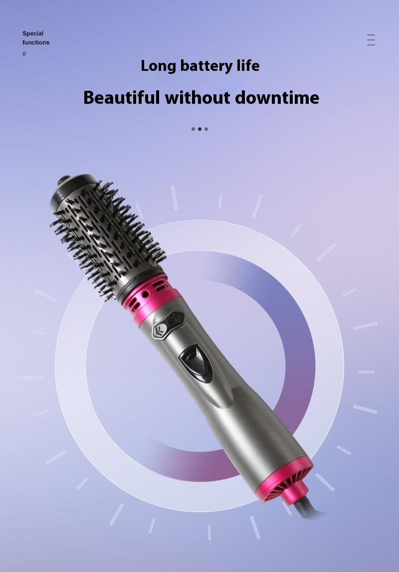 Electric Rotating Hair Curling Comb Two-in-one Constant Temperature - Trendy Mix