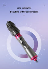 Electric Rotating Hair Curling Comb Two-in-one Constant Temperature - Trendy Mix