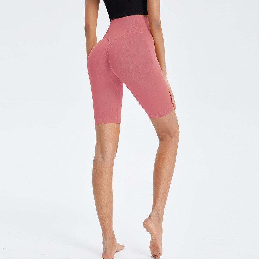 Tight Hip-lifting Five-point Quick-drying Running Yoga - Trendy Mix