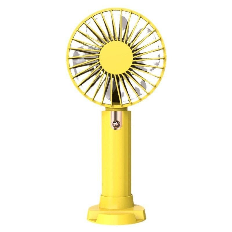 Portable USB Rechargeable Handheld Fan with Long-lasting Battery - Trendy Mix