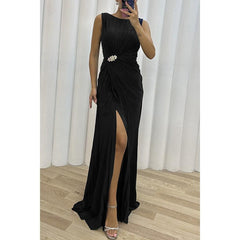 Women's Fashion Pleated Split Dress - Trendy Mix