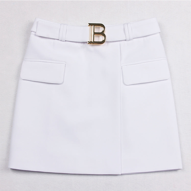 Trendy Summer Slim And Cool A-line Bag Hip Mini Skirt