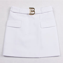 Trendy Summer Slim And Cool A-line Bag Hip Mini Skirt