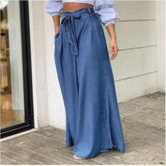 Fashion Casual Women's Wide Leg Pants - Trendy Mix