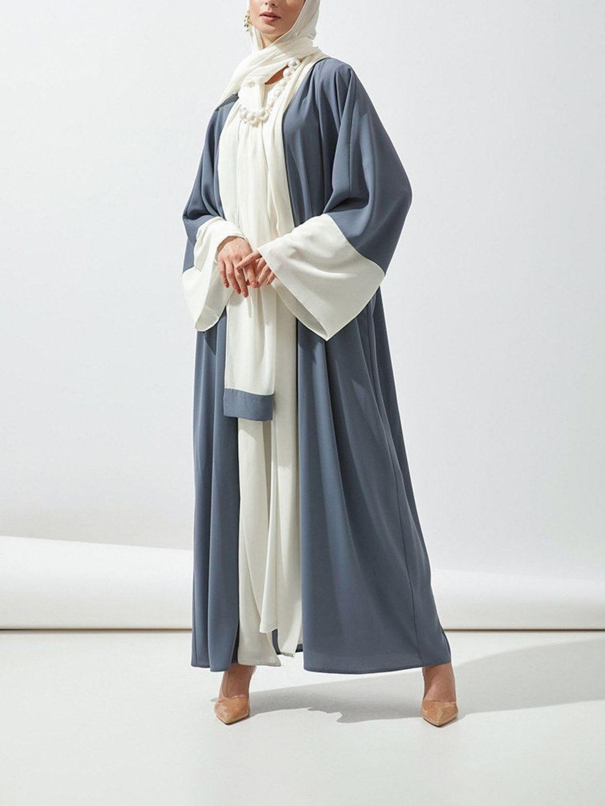 UV-Blocking Long Cardigan Robe with Headband - Trendy Mix