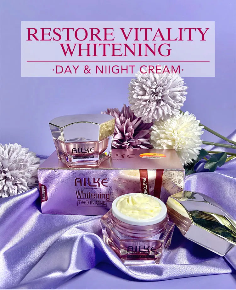 Korean Glow: Hyaluronic Whitening & Anti-Aging Sleeping Cream